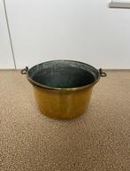 Antiek koperen keteltje met handgrepen – Ø 20 cm, Antiek en Kunst, Ophalen