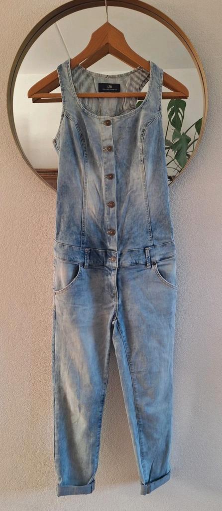 Gave spijker jumpsuit LTB, S, Kleding | Dames, Jumpsuits, Zo goed als nieuw, Maat 36 (S), Blauw, Ophalen of Verzenden