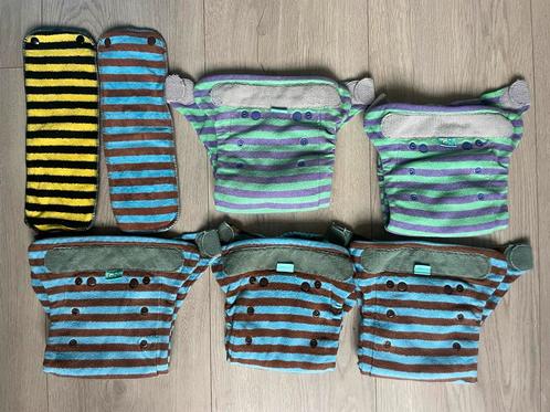 5x Totsbots bamboozle wasbare luiers maat 2, Kinderen en Baby's, Badjes en Verzorging, Gebruikt, Overige typen, Overige merken