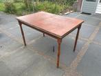 Houten (werk) tafel, Huis en Inrichting, Tafels | Eettafels, Ophalen, Rechthoekig, 100 tot 150 cm, 50 tot 100 cm