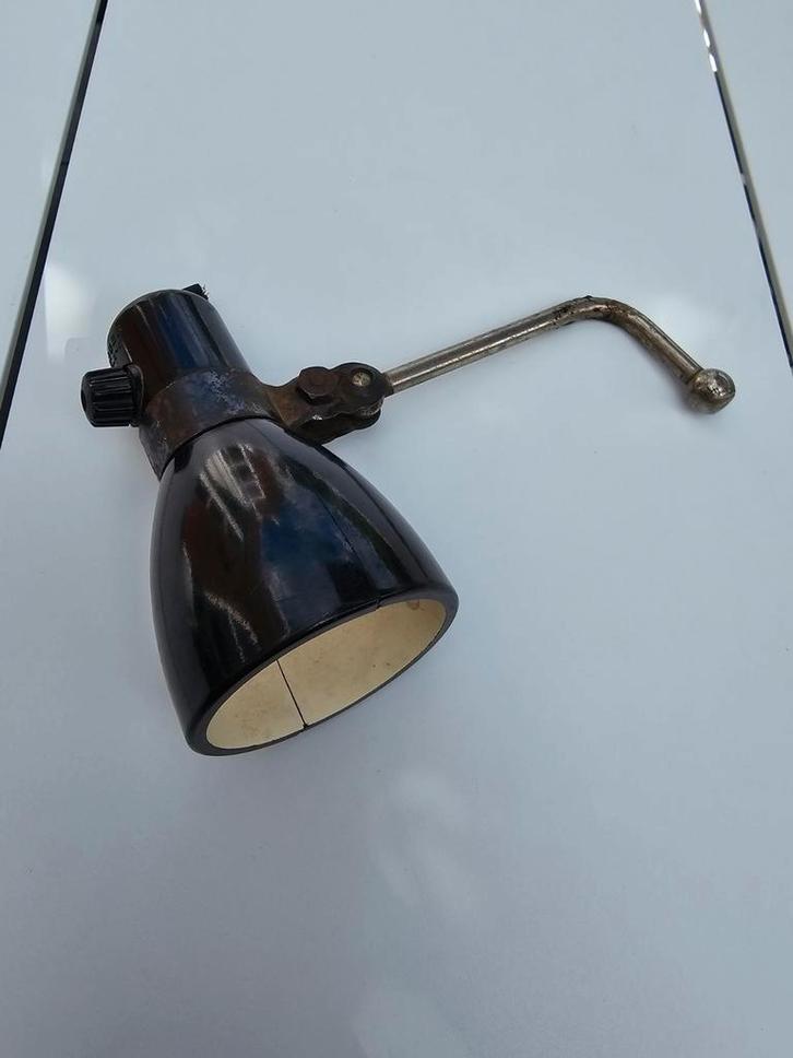 Antieke zwart bakelieten Singer naaimachine lamp €39, Antiek en Kunst, Antiek | Naaimachines, Ophalen of Verzenden