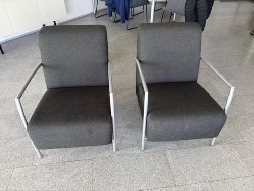 2x Montel fauiteils grijs/antreciet. In zeer goede staat!, Huis en Inrichting, Fauteuils, Zo goed als nieuw, Stof, 50 tot 75 cm