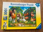 Puzzel, COMPLEET, Dierenbijeenkomst, Ravensburger, Ophalen of Verzenden, Meer dan 50 stukjes, Zo goed als nieuw, 6 jaar of ouder