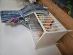 Te koop Ledikant met toebehoren., Ophalen of Verzenden, Zo goed als nieuw, Minder dan 140 cm, Matras