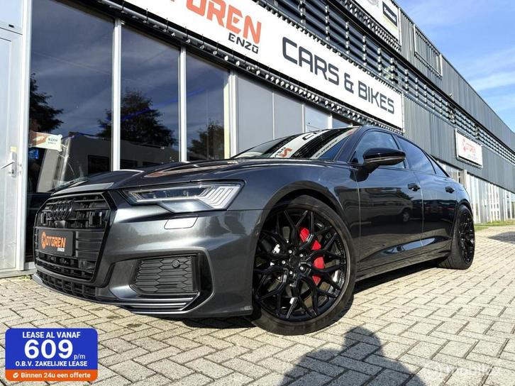 Audi A6 55 TFSI E COMPETITION 3x S-LINE 21 inch VOSSEN VIRT., Auto's, Audi, Bedrijf, Te koop, A6, 4x4, ABS, Adaptive Cruise Control