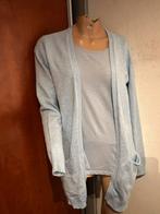 VILA twinset vest en shirt maat L  origineel zgan, G, Blauw, Vila, Maat 42/44 (L)