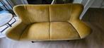 Gele retro tweezitsbank, Huis en Inrichting, Ophalen, 150 tot 200 cm, Vintage, Tweepersoons