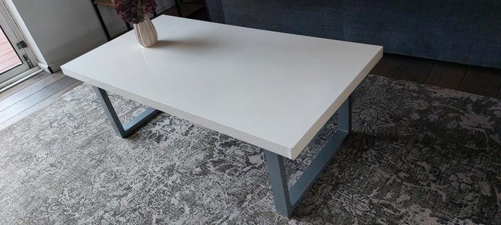 Witte salontafel (12060) - KOOPJE!, Huis en Inrichting, Tafels | Salontafels, Ophalen