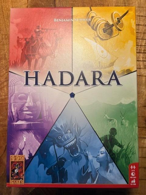 Bordspel: Hadara, Hobby en Vrije tijd, Gezelschapsspellen | Bordspellen, Zo goed als nieuw, Een of twee spelers, Drie of vier spelers