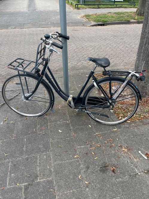 Omafiets - Opknapper!, Fietsen en Brommers, Fietsen | Dames | Omafietsen, Gebruikt, 53 tot 56 cm, Handrem, Ophalen of Verzenden