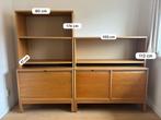 Zweedse vintage wandkasten Kinnarps, Huis en Inrichting, Kasten | Wandmeubels, Ophalen, 25 tot 50 cm, Minder dan 150 cm, 150 tot 200 cm