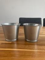 IKEA BINTJE bloempotten 9cm, Ophalen, Rond, Zo goed als nieuw, Metaal