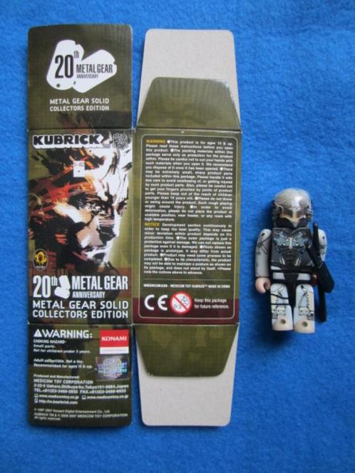 Metal Gear Solid Kubrick figuur ~ Snake, Ninja, Raiden, Verzamelen, Poppetjes en Figuurtjes, Nieuw, Ophalen of Verzenden