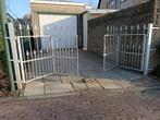 Sierhekwerk met inklapbare poort, Ophalen, Gebruikt, IJzer, Sierhekwerk