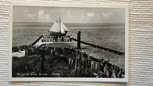 Bergen op Zoom - Schelde 't Hoofd zeilboot vóór 1935, Verzamelen, Ansichtkaarten | Nederland, Ophalen of Verzenden