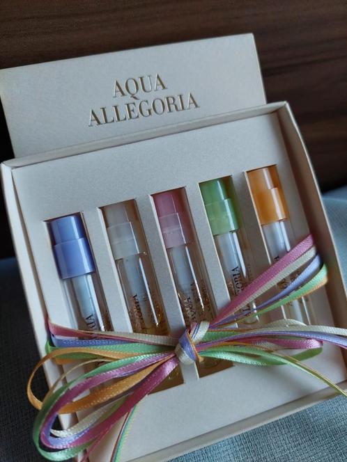 Aqua Allegoria set - Guerlain, Verzamelen, Parfumverzamelingen, Nieuw, Miniatuur, Gevuld, Ophalen of Verzenden