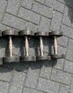 3 en 4 kg rubberen dumbbells dumbbell set gewichten, Dumbbell, Gebruikt, Dumbbells, Ophalen of Verzenden