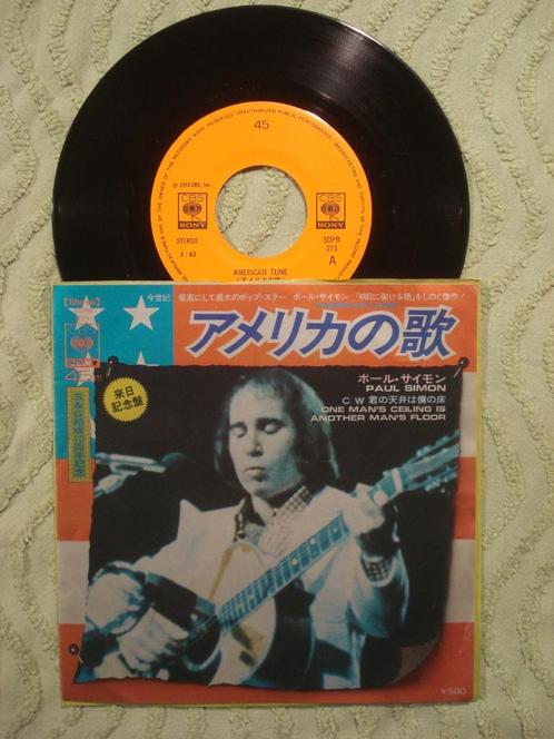 Paul Simon 7" Vinyl Single: ‘American tune’ (Japan), Cd's en Dvd's, Vinyl Singles, Single, Pop, 7 inch, Ophalen of Verzenden