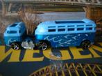 hotwheels volkswagenbus met aanhanger, Ophalen of Verzenden, Zo goed als nieuw, Auto