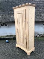 Oud grenen eendeurskast/legkast/brocante legkast/kast, Antiek en Kunst, Ophalen of Verzenden