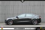 Tesla Model 3 Performance AWD 75 kWh Pano 360-Camera AutoPil, Auto's, Tesla, 27 €/maand, Gebruikt, Zwart, Origineel Nederlands