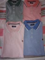 4 Heren polo's van Jack and Jones maat L, Kleding | Heren, Polo's, Maat 52/54 (L), Overige kleuren, Ophalen of Verzenden, Gedragen