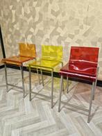 3x Pedrali Kuadra ME Kruk, Huis en Inrichting, Barkrukken, Ophalen of Verzenden