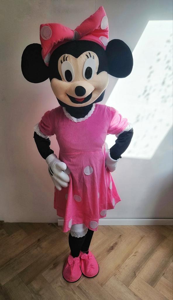 Minnie mascotte pak, Hobby en Vrije tijd, Feestartikelen, Zo goed als nieuw, Kostuum, Overige, Ophalen of Verzenden
