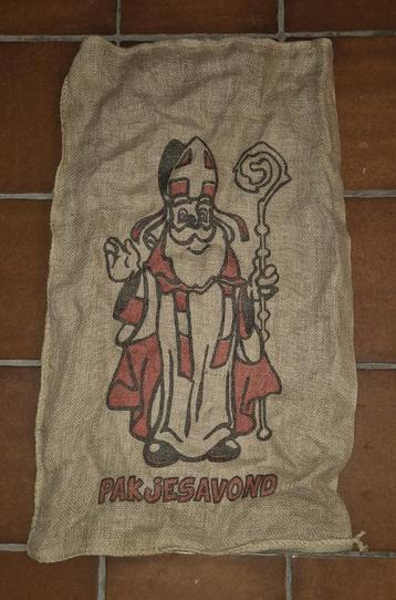 Juten Zak  (JutenZak) Sinterklaas (Sint en Piet) beschikbaar voor biedingen