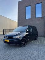 Volkswagen Caddy Maxi 2.0 TDI met BMT L2h1 102pk DSG 2016, Auto's, Bestelauto's, Zwart, 4 cilinders, Volkswagen, Zwart