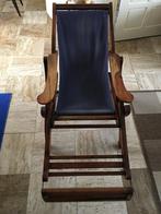Ligstoel robuust koloniaal teak, Ophalen