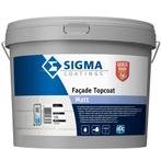 Sigma facade Topcoat Matt wit 2x 10 liter nieuw, Wit, Nieuw, Ophalen of Verzenden, Verf