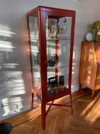 Vitrinekast fabrikör in vintage kleur, Ophalen, Met deur(en), 100 tot 150 cm, Vintage