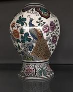 Prachtige oud Hollandse kleurrijke vaas VIEUX DELFT Uniek, Huis en Inrichting, Overige kleuren, Aardewerk of Porselein, Ophalen of Verzenden