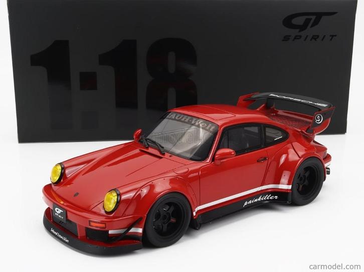 1:18 Porsche 911 964 RWB Painkiller 2008 GT Spirit GT449, Hobby en Vrije tijd, Modelauto's | 1:18, Nieuw, Auto, Overige merken