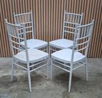 150 x tiffany chairs stoelen wit bruiloft zaal evenementen, Ophalen of Verzenden, Zo goed als nieuw, Wit, Vijf, Zes of meer stoelen