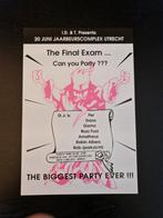 Thunderdome - Final exam - Eerste feest - Id&t - Nieuw staat, Verzamelen, Posters, Ophalen of Verzenden, Nieuw, A4 of kleiner