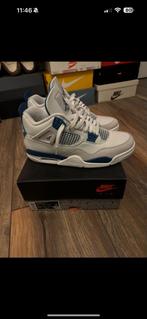 Jordan 4 Military Blue - Klassieker!, Ophalen of Verzenden, Gedragen, Blauw, Sneakers of Gympen