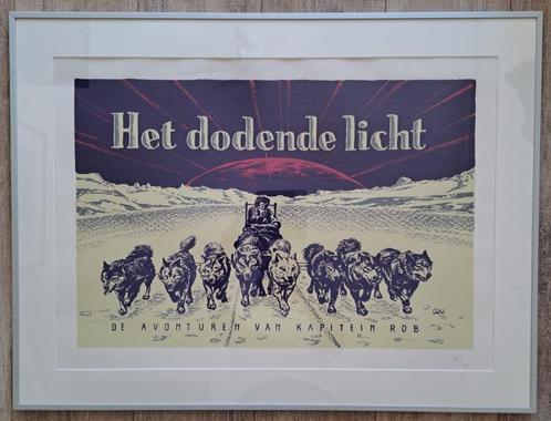 Kapitein Rob zeefdruk, Antiek en Kunst, Kunst | Litho's en Zeefdrukken, Ophalen