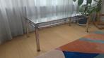 Hollywood regency chromen retro vintage salontafel, Huis en Inrichting, Tafels | Sidetables, Ophalen of Verzenden, Zo goed als nieuw