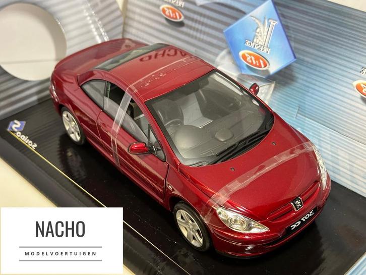 Peugeot 307 CC | Solido | schaal 1:18 | Nieuw in doos!, Hobby en Vrije tijd, Modelauto's | 1:18, Nieuw, Solido, Ophalen of Verzenden