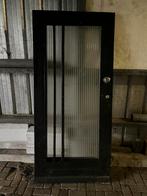 Voordeur hardhout, Doe-het-zelf en Verbouw, Deuren en Horren, Ophalen, Gebruikt, 80 tot 100 cm, 200 tot 215 cm