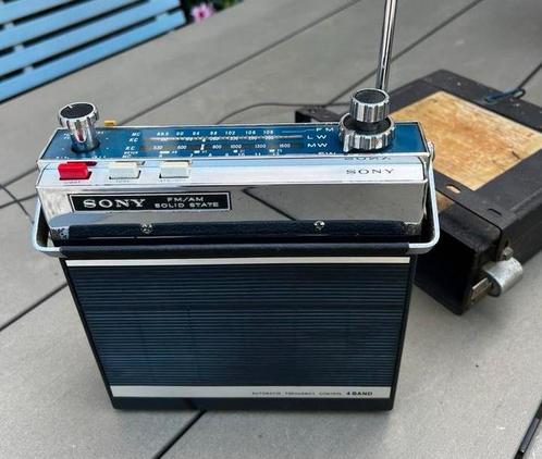 Sony Oldtimer draagbare slede Autoradio met FM., Auto diversen, Autoradio's, Ophalen of Verzenden