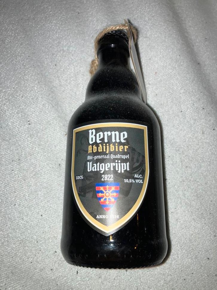 Berne abt-generaal quadrupel vatgerijpt 2022, Verzamelen, Biermerken, Nieuw, Flesje(s), Overige merken, Ophalen