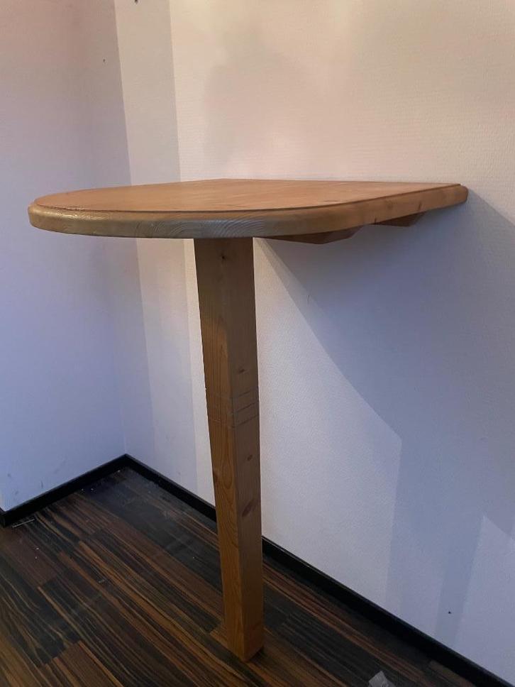 Houten statafel/  keukentafel, Huis en Inrichting, Tafels | Eettafels, Gebruikt, 50 tot 100 cm, Minder dan 50 cm, tot twee personen