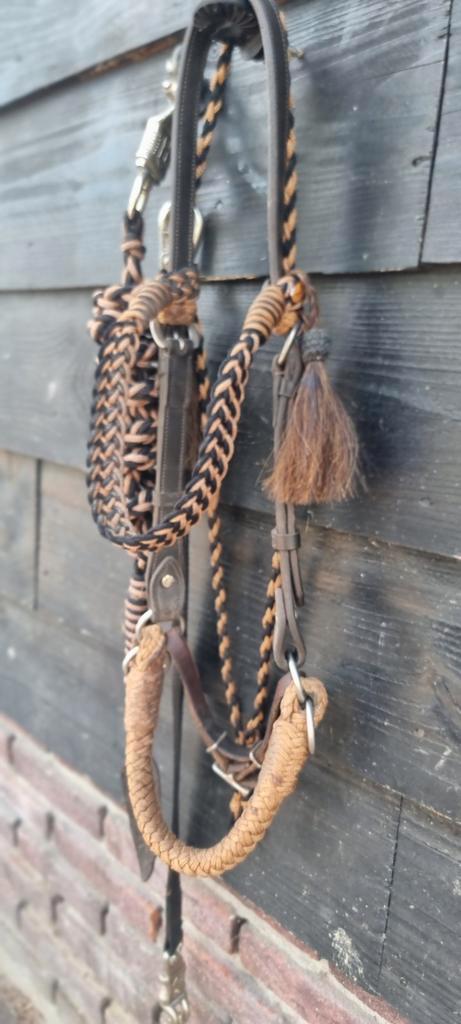 Barefoot Amber sidepull, Dieren en Toebehoren, Paarden en Pony's | Hoofdstellen en Tuigage, Gebruikt, Western, Ophalen of Verzenden