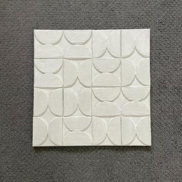 Cardboard Art met reliëf op canvas - Abstract - Handmade. beschikbaar voor biedingen