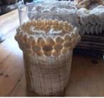 riviera maison waxinelicht met jute en schelpjes, Ophalen, Zo goed als nieuw, Overige materialen, Minder dan 25 cm