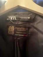 Zara Blauwe Zomerjas xs/ M Manteco Stoffen, Ophalen of Verzenden, Zo goed als nieuw, Maat 34 (XS) of kleiner, Blauw