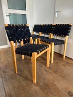 10 fraaie Artek 611 chairs van Alvar Aalto, Huis en Inrichting, Hout, Gebruikt, Zwart, Design
